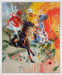 full gallop original framed by artist anna cher