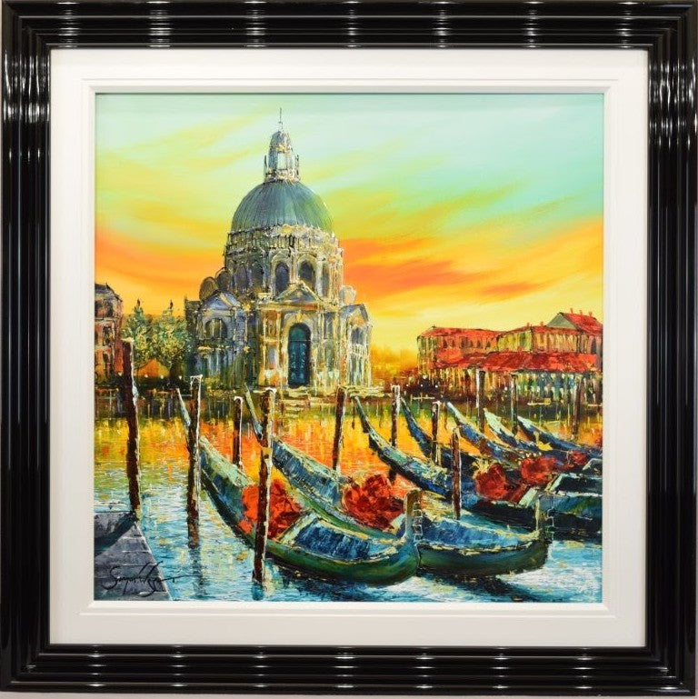 ripples of love framed original by artist simon wright