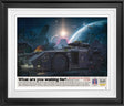 game over man deluxe print framed by artist jj adams