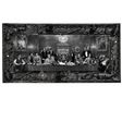gangster party black edition framed embellished print by artistic duo ghost