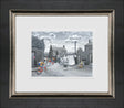 get peddlin paper framed print by artist leigh lambert