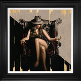 goal getter framed print by artist richard blunt