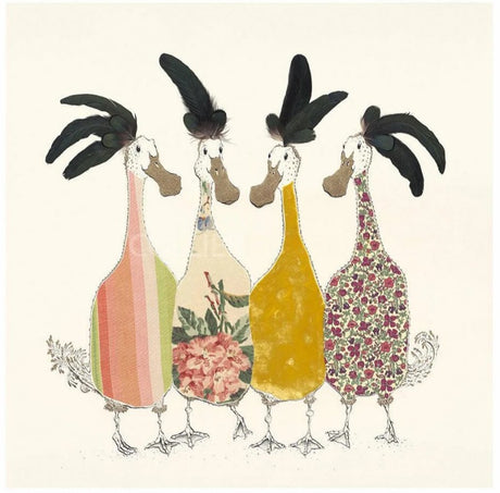 gossip girls mounted print by artist anna wright