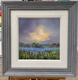 hazy days framed original by artist allan morgan