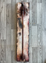 heres johnny the shining axe wall sculpture by artist mark davies