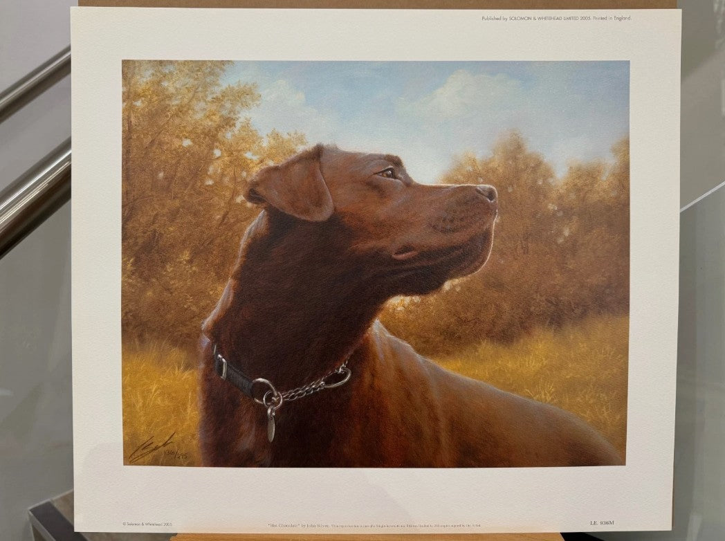 hot chocolate print by artist john silver