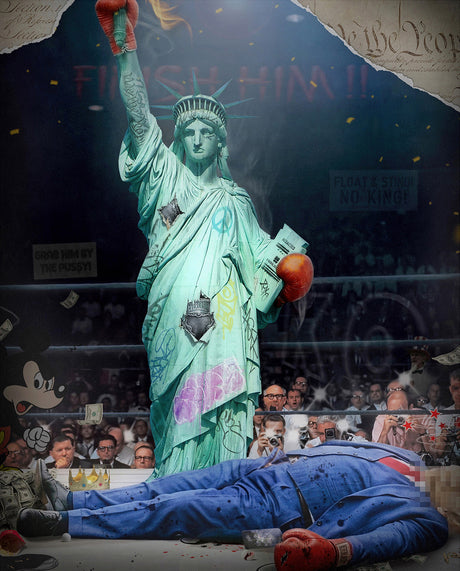 i am the greatest print mounted by artist jj adams