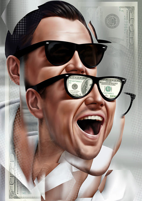 i choose rich everytime framed print by artist wolf blazar