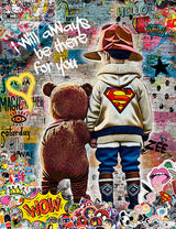 i will always be there for you mounted print by artist zee