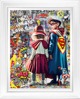 i will always love you deluxe edition white framed print by artist zee