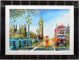 chasing chimes framed original by artist simon wright
