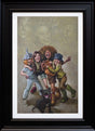 its all about the friends you meet along the way canvas print framed in black by artist craig davison