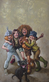 its all about the friends you meet alonf the way print by artist craig davison