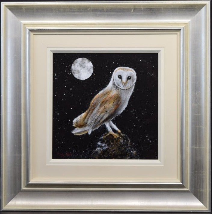 hootie framed original by artist ruby keller
