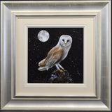hootie framed original by artist ruby keller