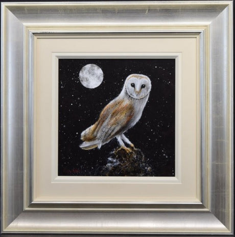 hootie framed original by artist ruby keller
