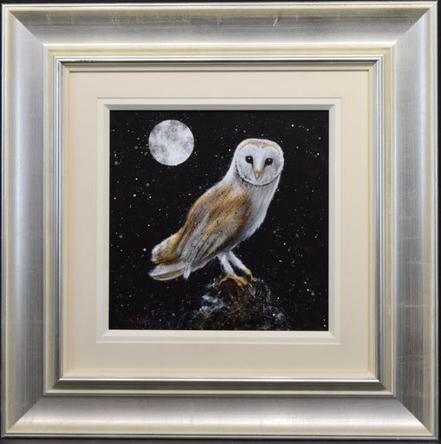 hootie framed original by artist ruby keller