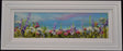 softly blooming framed original by artist rozanne bell