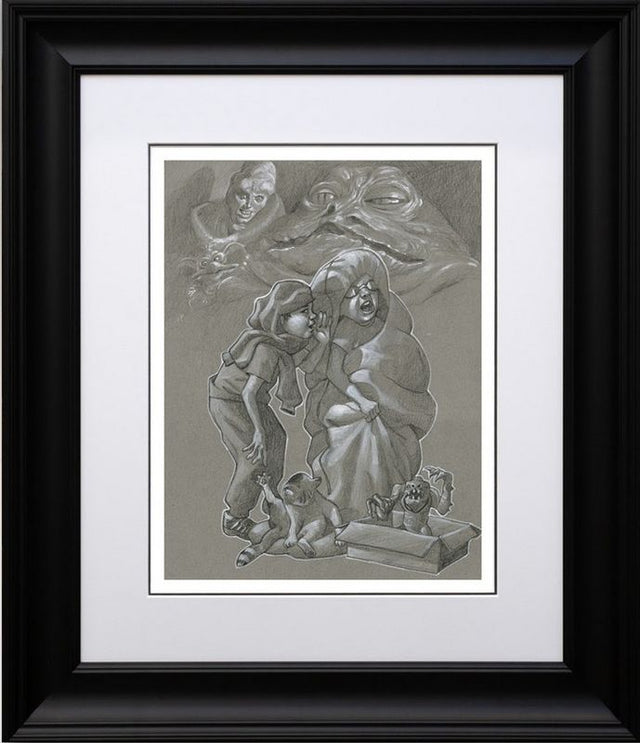 jabb jibber jabber sketch framed print by artist craig davison