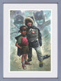 justice for gotham framed print by artist craig davison