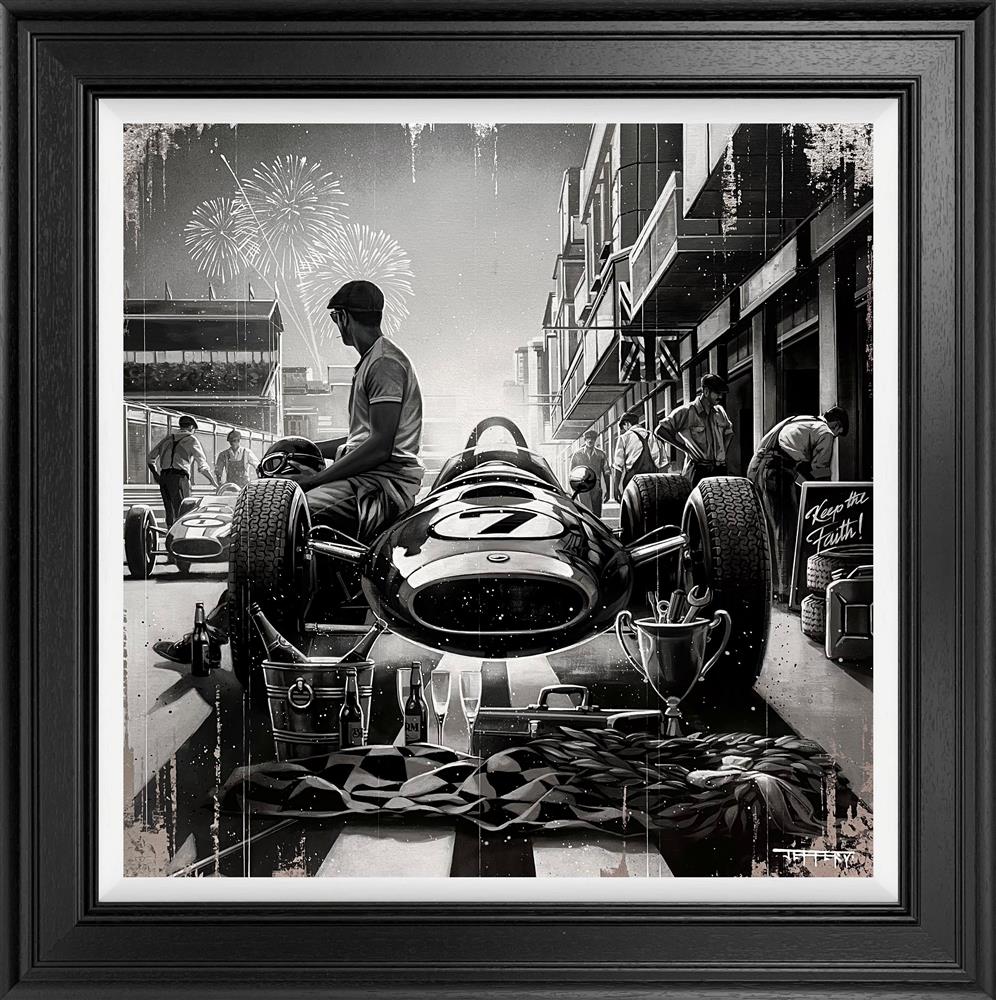 keep the faith framed print by artist ben jeffery
