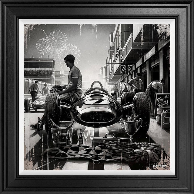 keep the faith framed print by artist ben jeffery