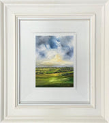 the meadow holds it edge framed original by artist kimberlet harris