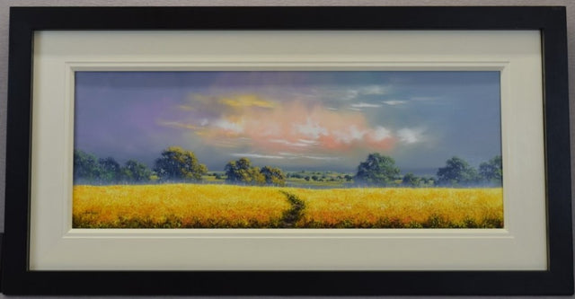 echoes of summer framed original by artst allan morgan