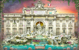 la fontana di trevi print mounted by artist jj adams