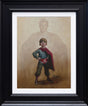 lad of steel canvas framed in black by artist craig davison