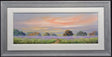 lavendar haze framed original by artist allan morgan