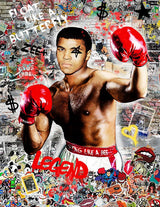 legend mounted print by artist zee