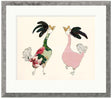 lets dance print framed in pewter by artist anna wright