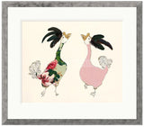 lets dance print framed in pewter by artist anna wright