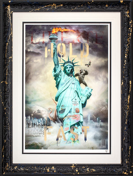 liberte studio stencil collection framed print variation 1 by artist jj adams