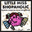 little miss shopaholic the untold stories framed smaller size original by artist hue folk