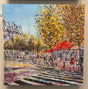 love at the corner cafe box canvas original by artist nigel cooke