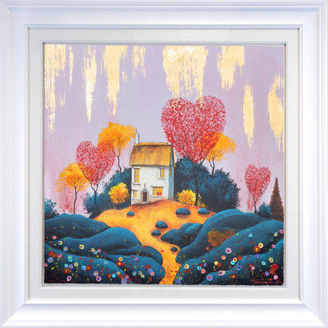 love hut framed print by artist dale bowen
