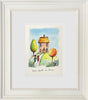 love leads us home original framed sketch by artist michael abrams