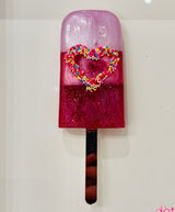 love lolly close up of original resin lollipop by artist dotty