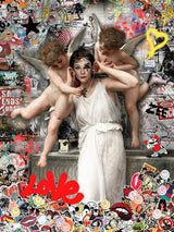 love mounted print by artist zee