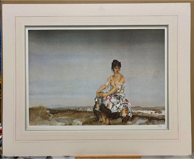 mademoiselle sophie mounted print by artist russell flint