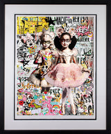 magic in her eyes black framed print by artist zee