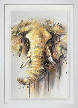 maureen commission original framed by artist joe galindo