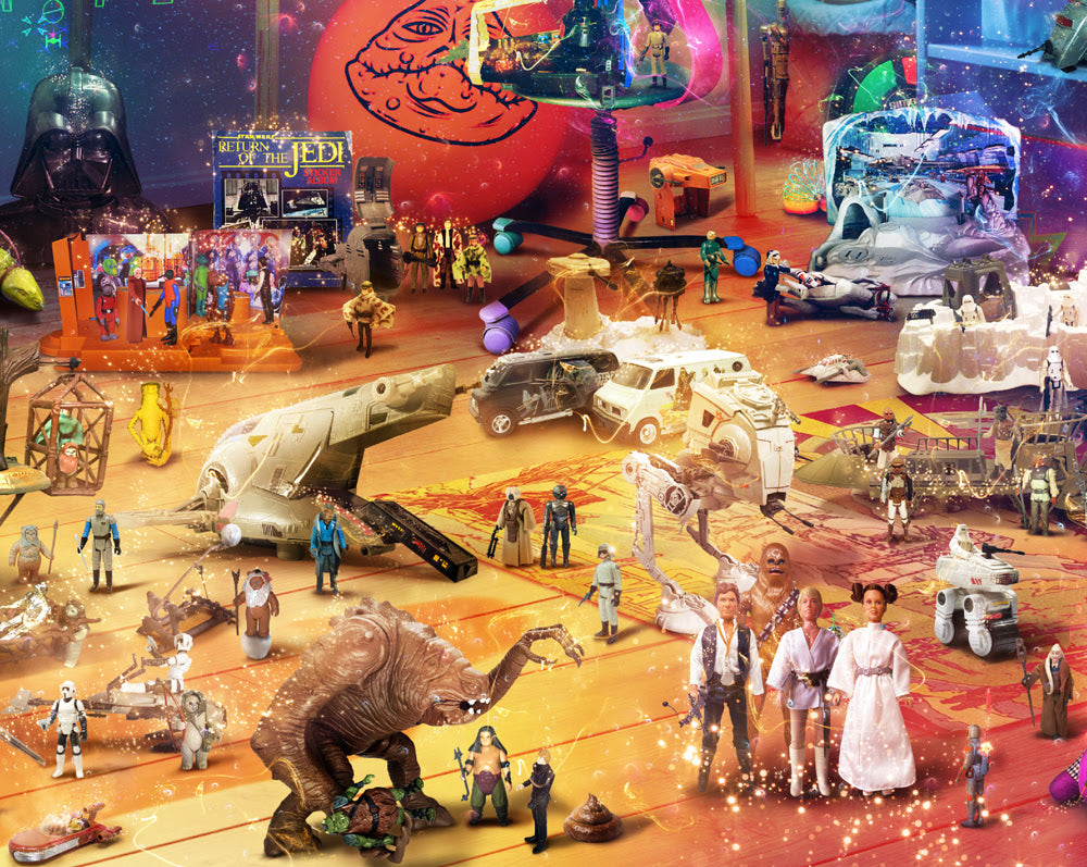 may the toys be with you detail 2 by artist mark davies
