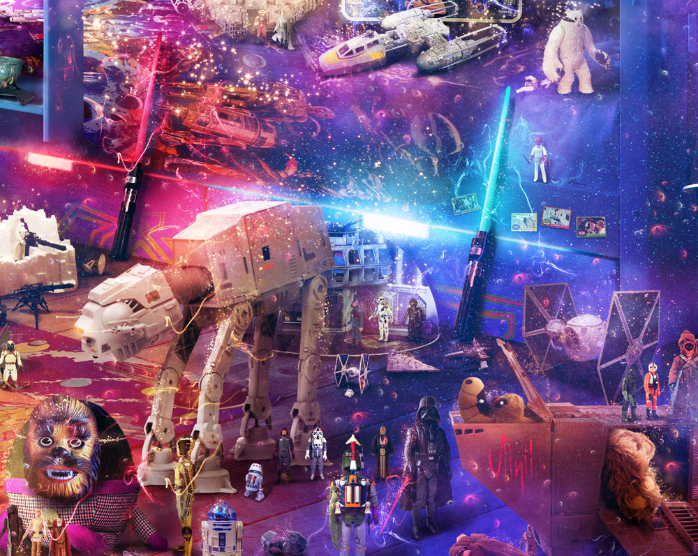 may the toys be with you detail 4 by artist mark davies