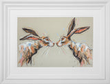 me and you framed pastel original by artist ashley saunders