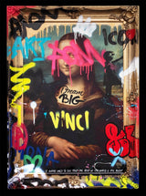 modern lisa framed print by artist ghost