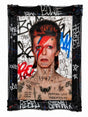 modern love terrifies me framed embellished print by artistic duo Ghost