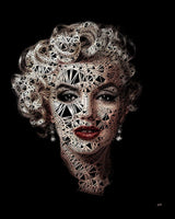 monroe mounted print by artist zee